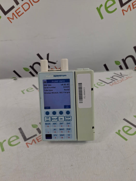 Baxter Sigma Spectrum 6.02.07 with A/B/G/N Battery Infusion Pump
