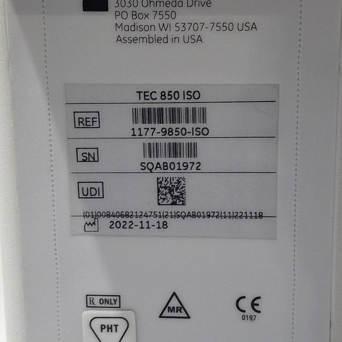 Datex-Ohmeda Tec 850 Isoflurane Vaporizer