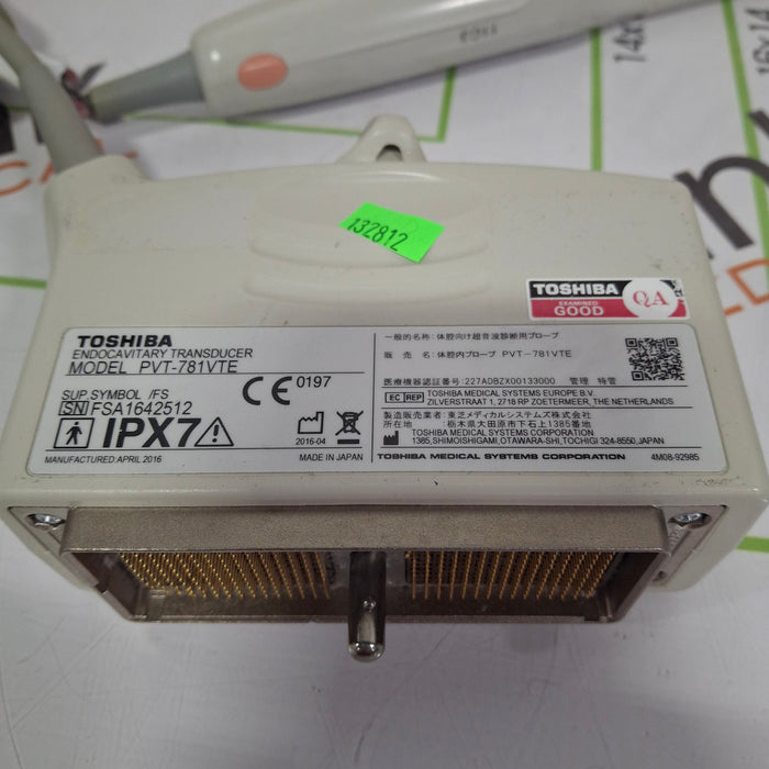 Toshiba PVT-781VTE Endocavity Transducer