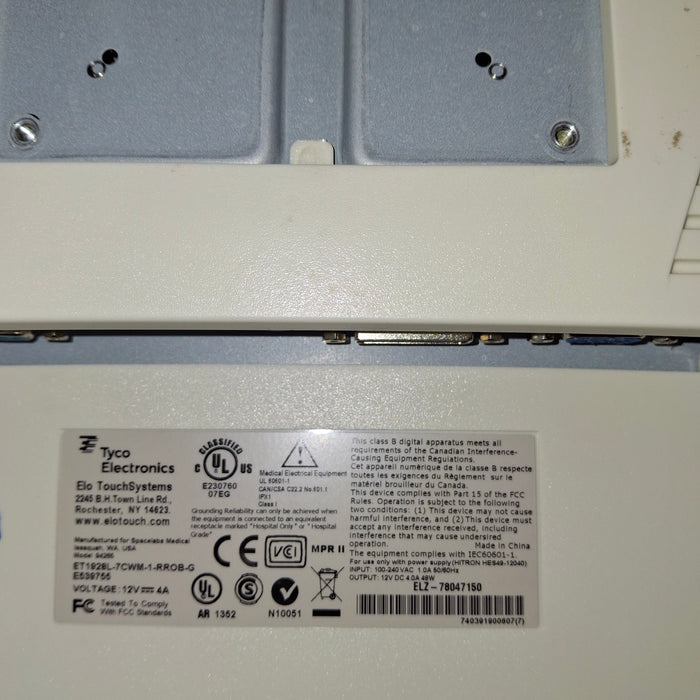 Elo Touch Solutions ET1928L-7CWM-1-RROB-G Monitor