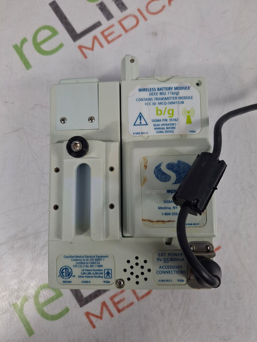 Baxter Sigma Spectrum 6.02.07 with B/G Battery Infusion Pump
