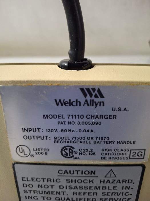 Welch Allyn 71110 3.5V Desk Charger
