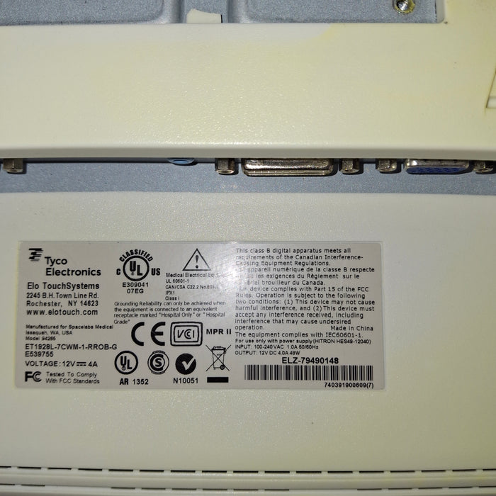 Elo Touch Solutions ET1928L-7CWM-1-RROB-G Monitor