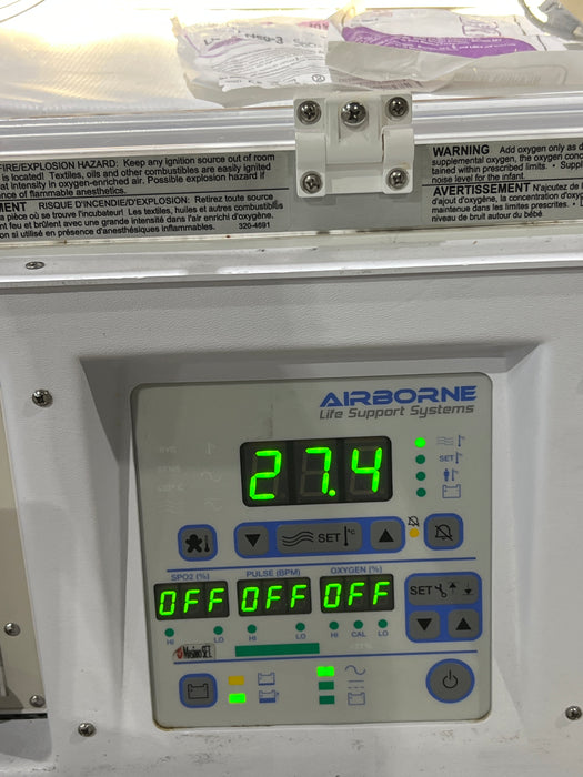 Airborne PulseOx Aviator Transport Incubator