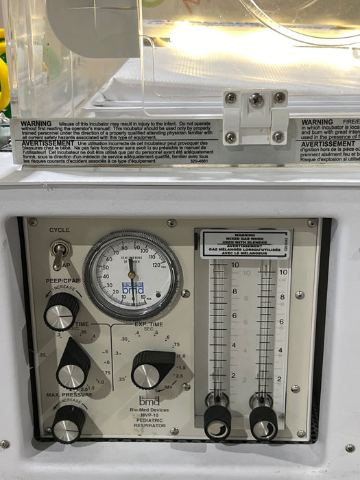 Airborne PulseOx Aviator Transport Incubator