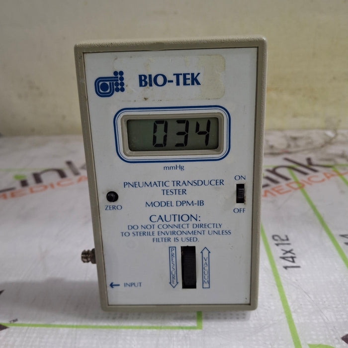 Bio-Tek Instruments DPM-IB Pneumatic Transducer Tester