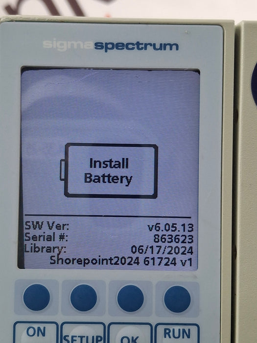 Baxter Sigma Spectrum 6.05.13 without Battery Infusion Pump