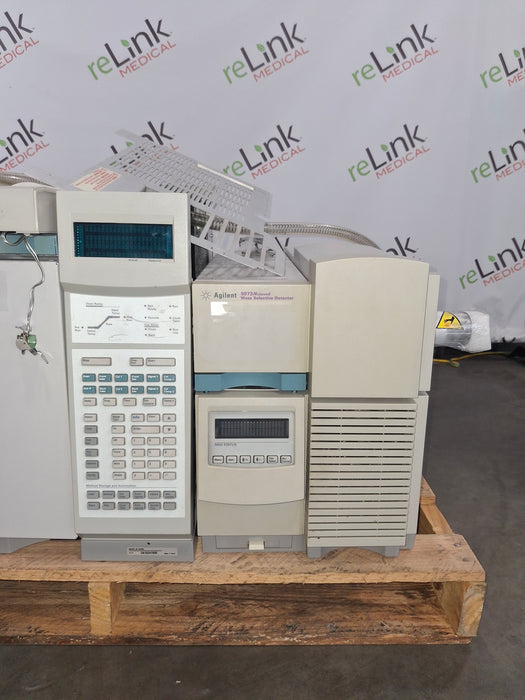 Agilent 6890N 5973 MSD GCMS Gas Chromatograph Mass