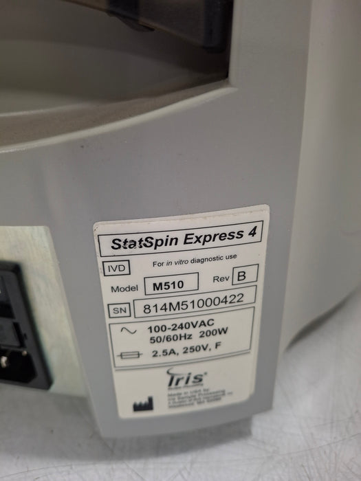 IRIS Medical StatSpin Express 4 Bench Top Centrifuge