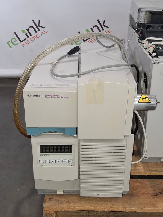 Agilent 6890N 5973 MSD GCMS Gas Chromatograph Mass