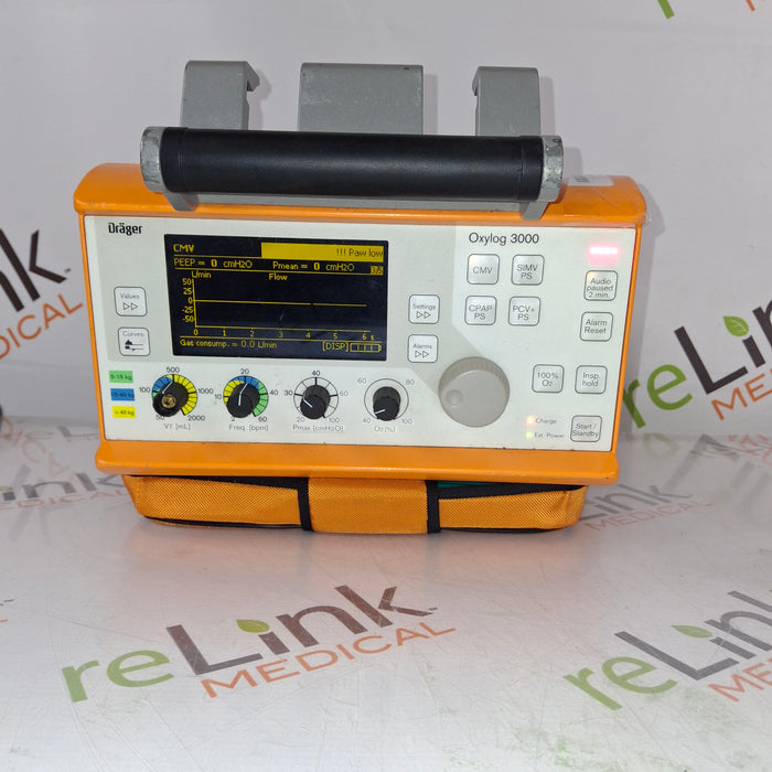Draeger Medical Oxylog 3000 Portable Ventilator