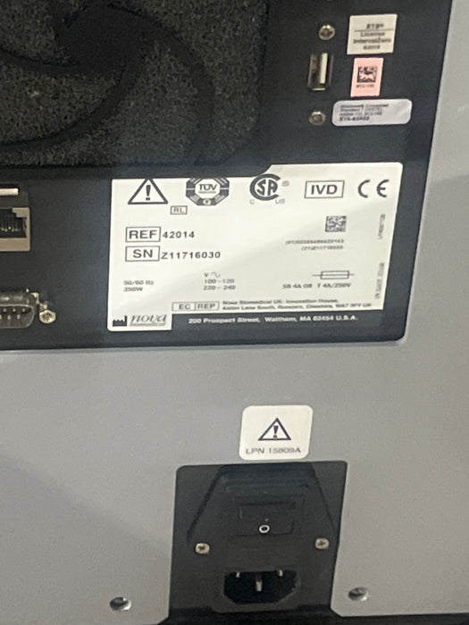 Nova Biomedical Corp. pHOx Ultra Blood Gas Analyzer