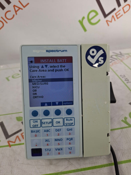 Baxter Sigma Spectrum 6.05.13 without Battery Infusion Pump