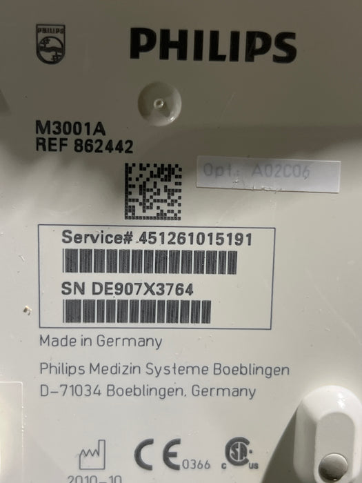 Philips M3001A-A02C06 OxiMax SpO2, NIBP, ECG, Temp, IBP MMS Module