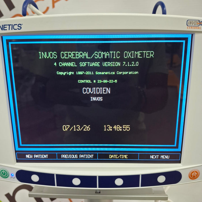 Somanetics Invos 5100C Cerebral Oximeter Monitor