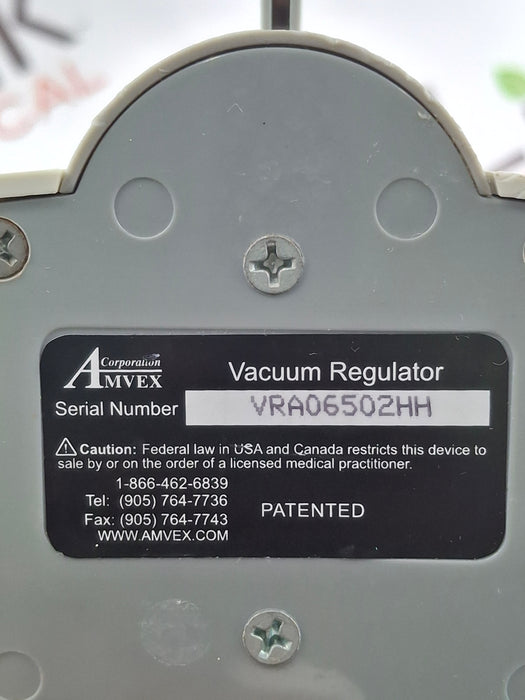 Amvex Vacuum Regulator