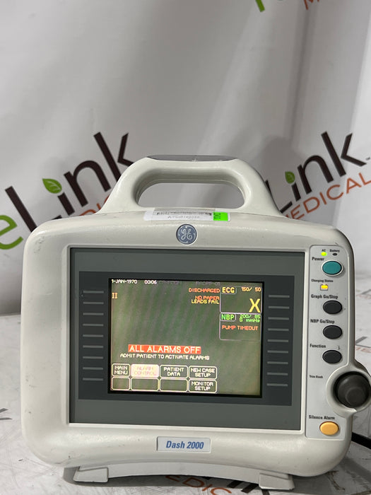 GE Healthcare Dash 2000 Patient Monitor