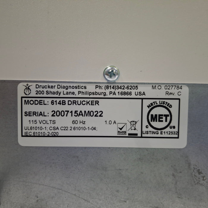Drucker Diagnostics 614B Centrifuge