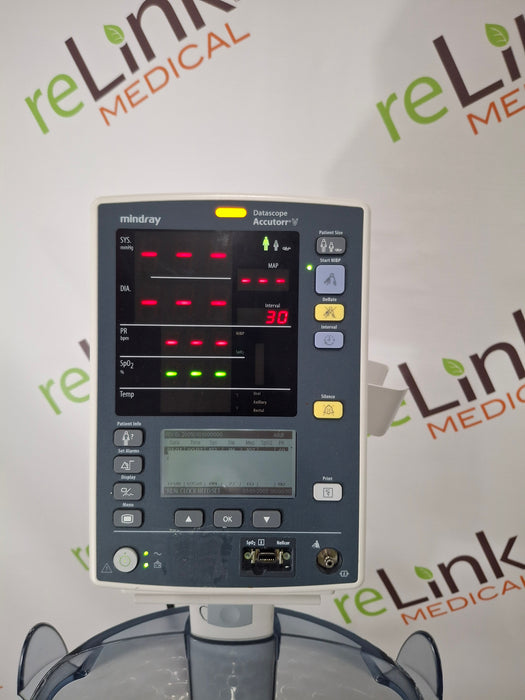 Mindray Datascope Accutorr V Vital Signs Monitor