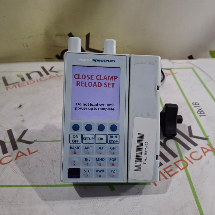 Baxter Baxter Sigma Spectrum with A/B/G/N Battery Infusion Pump Infusion Pump reLink Online