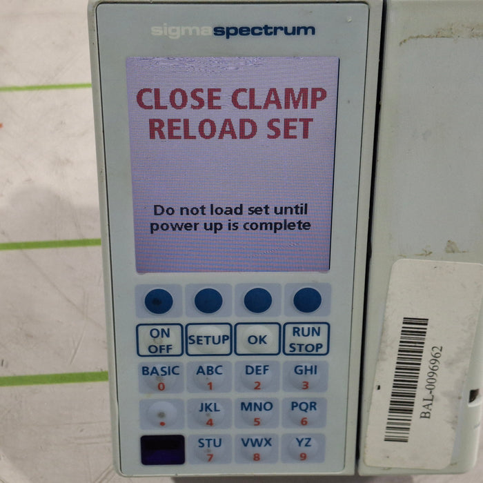Baxter Baxter Sigma Spectrum with A/B/G/N Battery Infusion Pump Infusion Pump reLink Online