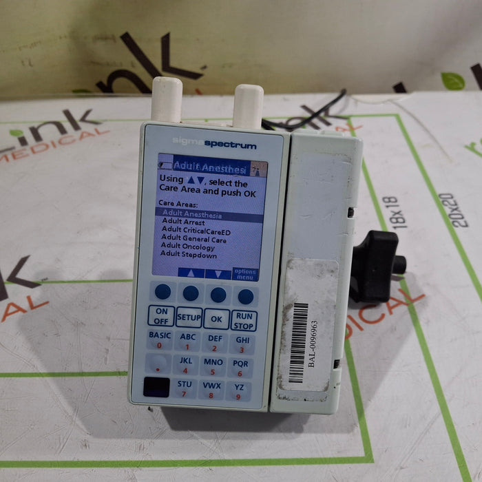 Baxter Sigma Spectrum with A/B/G/N Battery Infusion Pump
