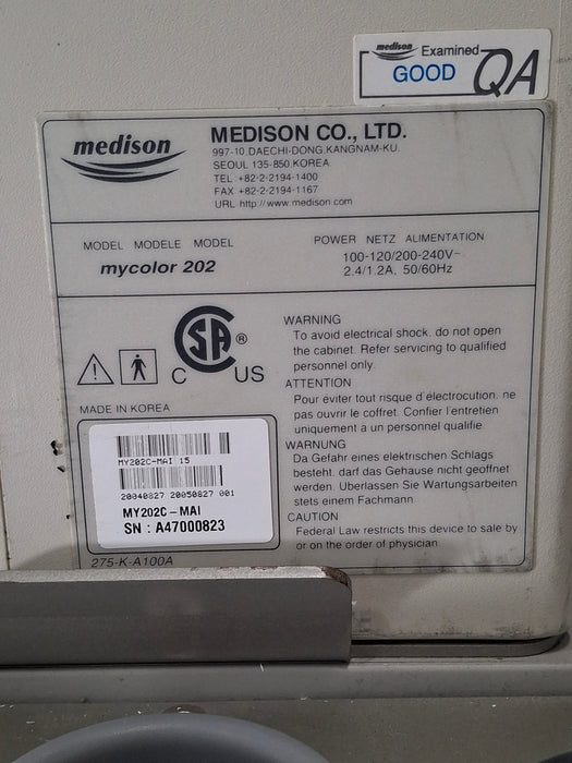 Medison Co. Sonoace Pico Ultrasound