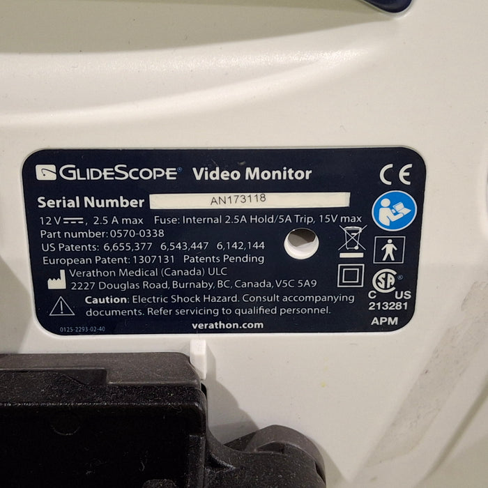 Verathon Medical, Inc Glidescope Video Laryngoscope