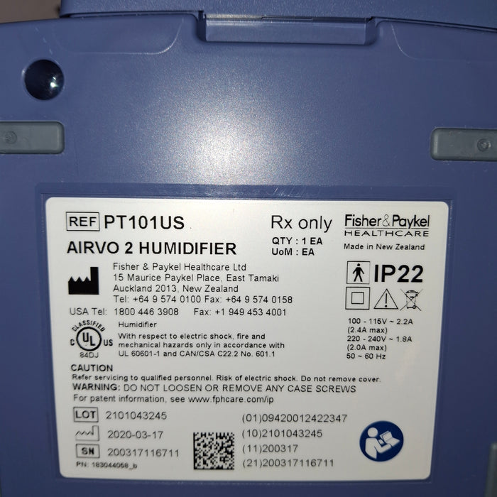 Fisher & Paykel Airvo 2 Humidified High Flow Therapy Unit