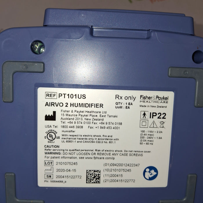 Fisher & Paykel Airvo 2 Humidified High Flow Therapy Unit