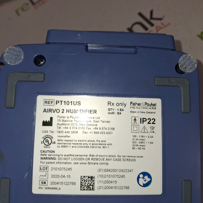 Fisher & Paykel Airvo 2 Humidified High Flow Therapy Unit