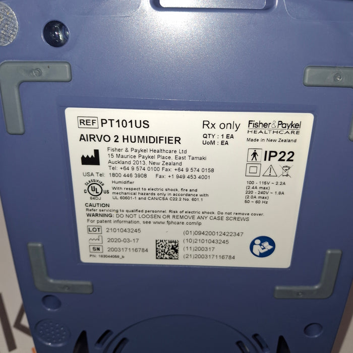 Fisher & Paykel Airvo 2 Humidified High Flow Therapy Unit