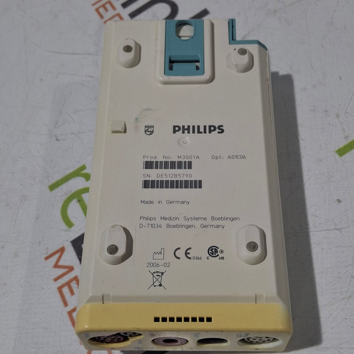 Philips M3001A-A01C06 Fast SpO2, NIBP, ECG, Temp, IBP MMS Module