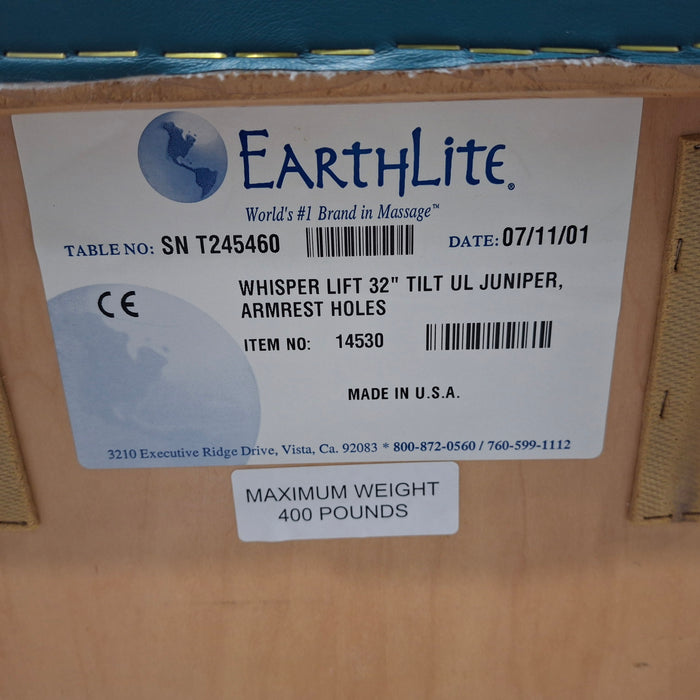 Earthlite Whisper Lift 32" Tilt Table
