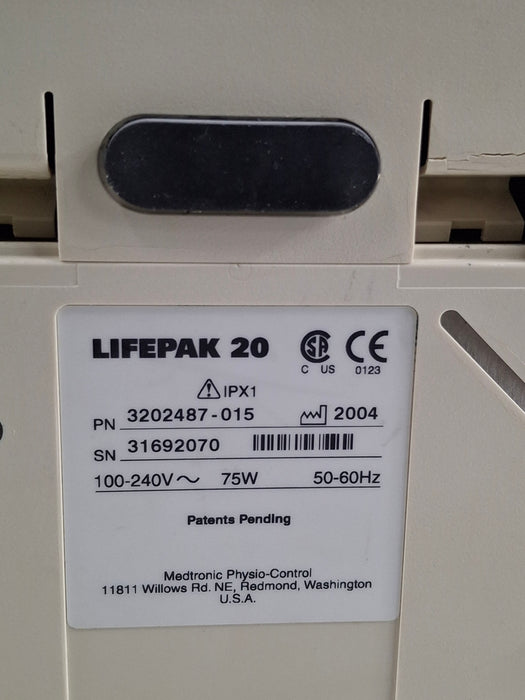 Physio-Control LifePak 20 Defibrillator