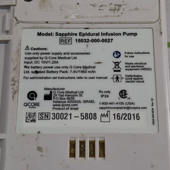 QCore Medical Sapphire Epidural Infusion Pump