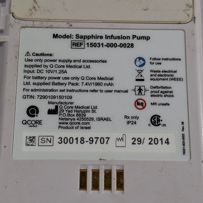 QCore Medical Sapphire Multi-Therapy Infusion Pump