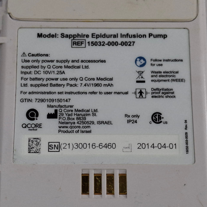 QCore Medical Sapphire Epidural Infusion Pump