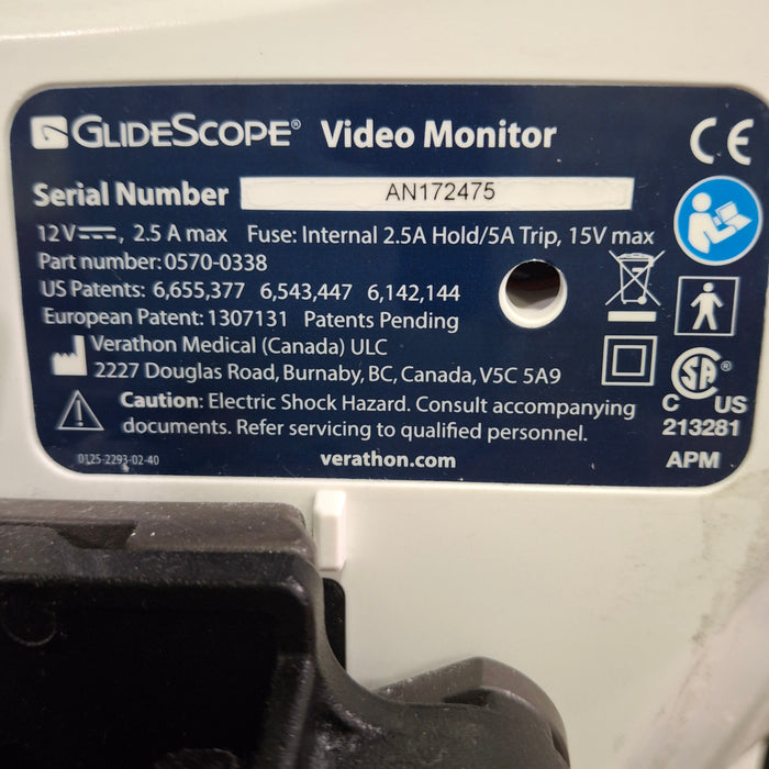 Verathon Medical, Inc Glidescope Video Laryngoscope