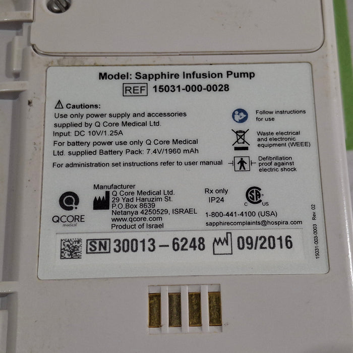 QCore Medical Sapphire Multi-Therapy Infusion Pump