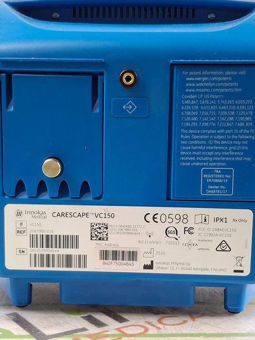 GE Healthcare Carescape VC150 Nellcor Vital Signs Monitor
