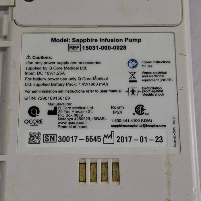 QCore Medical Sapphire Multi-Therapy Infusion Pump