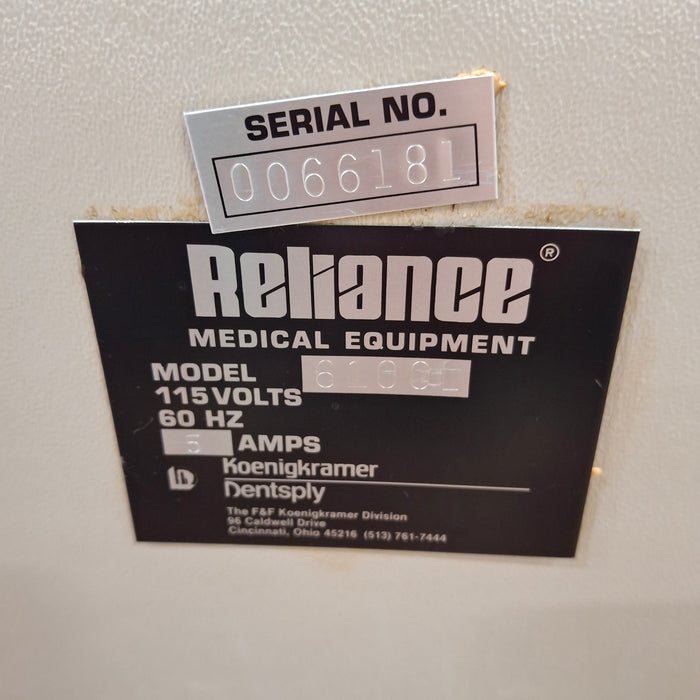 Reliance Medical Products, Inc. Model 6100 Exam Chair