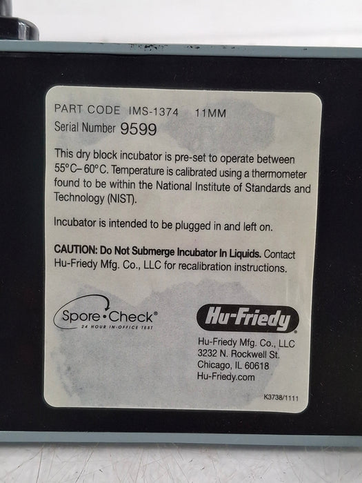 Hu-Friedy Mfg. Co., LLC Dry Block Incubator