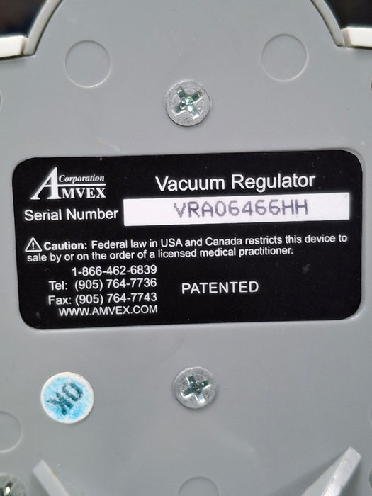 Amvex Vacuum Regulator