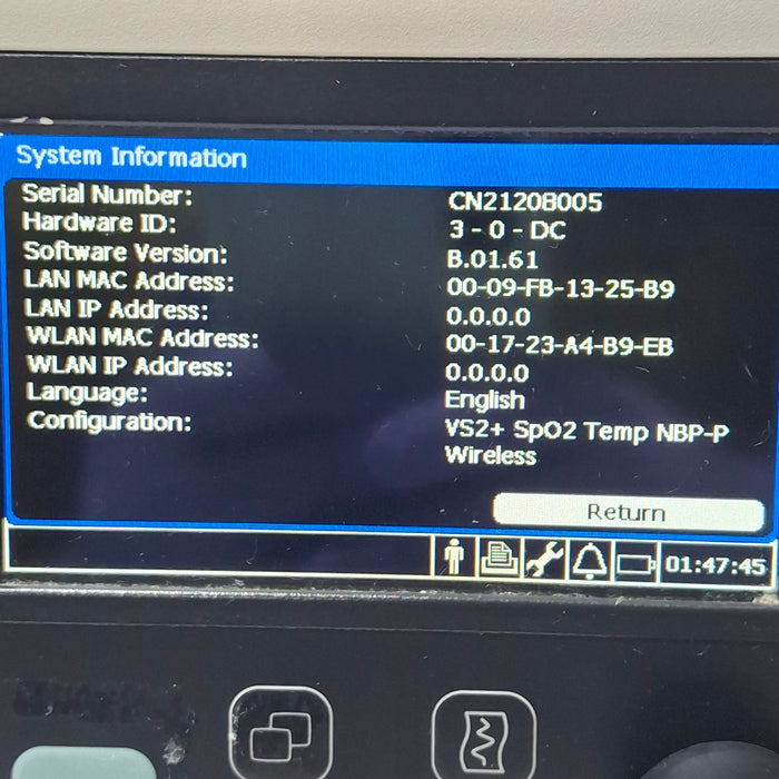 Philips SureSigns VS2+ Vital Signs Monitor