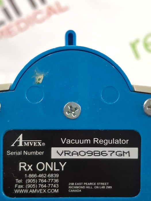Amvex Vacuum Regulator