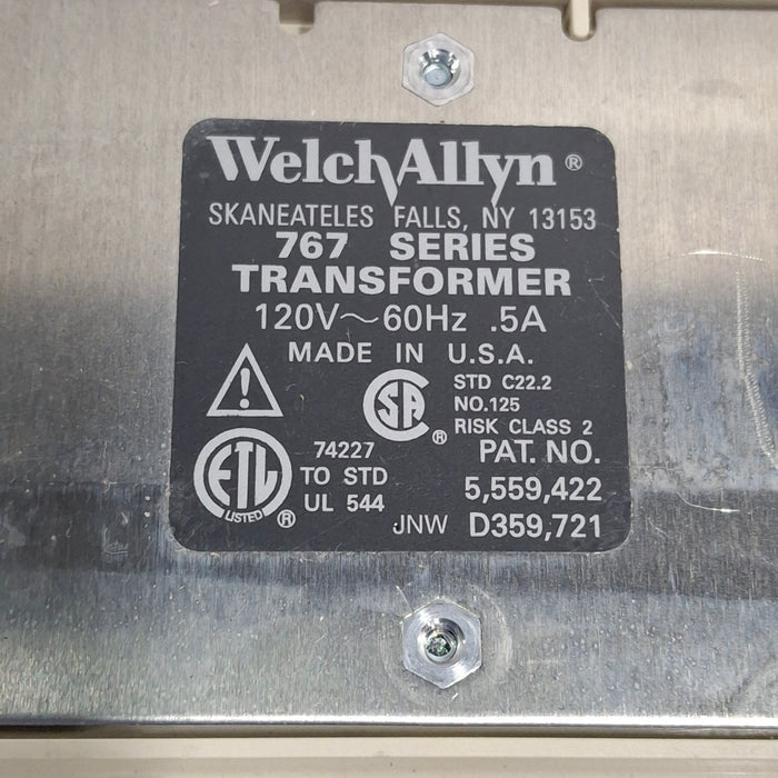 Welch Allyn 767 Otoscope/Ophthalmoscope Wall Tranformer