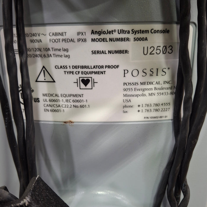 Medrad Possis 5000A AngioJet Thrombectomy System