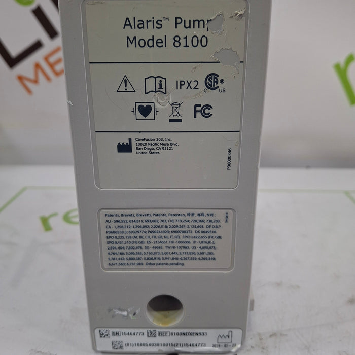 CareFusion Alaris 8100 LVP Infusion Pump Module